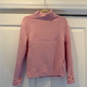 J. Crew Soft Pink Turtleneck Sweater
